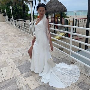 Beautiful David’s bridal wedding dress